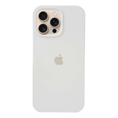Чехол Silicone Case для Apple iPhone 16 Pro Max White, белый купить в Донецке ДНР
