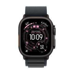 Apple Watch Ultra 3 (2025), 49 мм корпус из титана цвета «Black», ремешок Alpine Loop размера L цвета «Black»