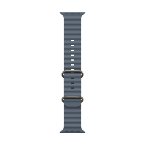 Apple Watch Ultra 3 (2025), 49 мм корпус из титана цвета «Natural», ремешок Ocean Band цвета «Anchor Blue»