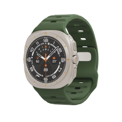 Ремешок силиконовый VLP Pulse Band для Samsung Watch Ultra 47 мм, зеленый