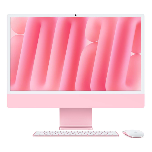 Apple iMac 24 (M4 8C CPU, 8C GPU, 2024) Retina 4,5K, 16Gb, 256Gb SSD (MWUG3) Pink, розовый купить в Донецке ДНР