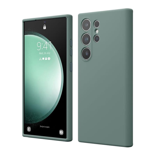 Чехол для Samsung Galaxy S24 Ultra Elago Soft silicone Liquid (EGS24SC68-MGR) Midnight Green, зеленый купить в Донецке ДНР