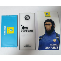 Защитное стекло для Galaxy Z Fold6, BlueO Silk Full cover Anti-Static (с рамкой, антистатик) Черный