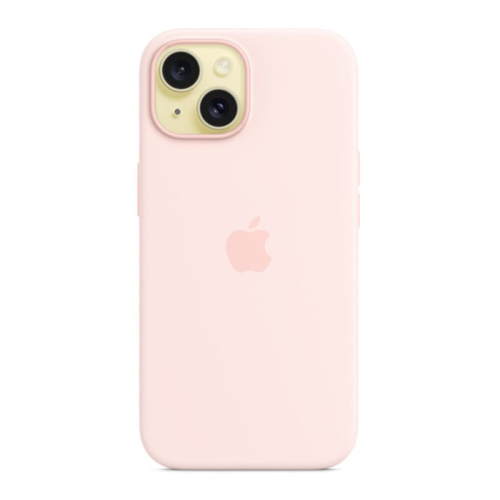 Чехол для Apple iPhone 15 Silicone Case с MagSafe Pink, розовый купить в Донецке ДНР