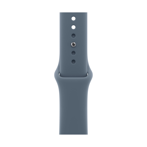 Apple Watch Series 11, 42 мм корпус из алюминия цвета «Space Gray», ремешок Sport Band размера S/M цвета «Anchor Blue»