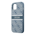 Чехол Guess для iPhone 14 PU 4G Stripe printed logo Hard (GUHCP14S4GDBL) Синий купить в Донецке ДНР