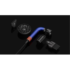 Фен Dyson Supersonic R Pro HD18 Vinca Blue/Topaz Orange, синий/оранжевый