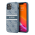 Чехол Guess для iPhone 14 PU 4G Stripe printed logo Hard (GUHCP14S4GDBL) Синий купить в Донецке ДНР