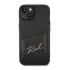 Чехол Karl Lagerfeld для iPhone 14 PU with Cardslot Signature logo Hard (KLHCP14SCSSK) Черный купить в Донецке ДНР