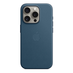 Чехол FineWoven Case для Apple iPhone 15 Pro с MagSafe Pacific Blue, синий