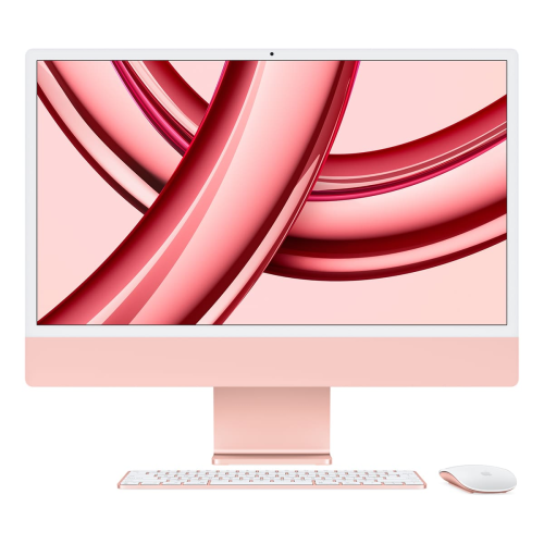 Apple iMac 24 (M3, 8C CPU, 10C GPU, 2023) Retina 4,5K, 8Gb, 256Gb SSD (MQRT3) Pink, розовый купить в Донецке ДНР