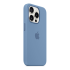 Чехол Silicone Case для Apple iPhone 15 Pro с MagSafe (original) Winter Blue, голубой купить в Донецке ДНР