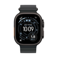 Apple Watch Ultra 3 (2025), 49 мм корпус из титана цвета «Black», ремешок Alpine Loop размера S цвета «Black»