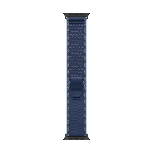 Apple Watch Ultra 3 (2025), 49 мм корпус из титана цвета «Black», ремешок Trail Loop размера S/M цвета «Blue/Bright Blue»