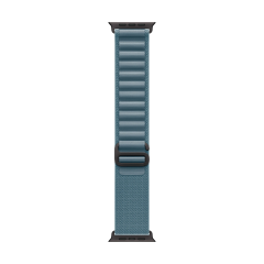 Apple Watch Ultra 3 (2025), 49 мм корпус из титана цвета «Black», ремешок Alpine Loop размера S цвета «Light Blue»