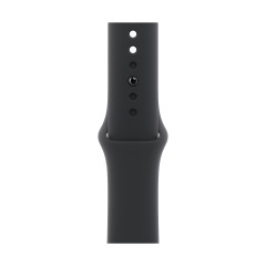 Apple Watch Series 11, 46 мм корпус из алюминия цвета «Jet Black», ремешок Sport Band размера S/M цвета «Black»