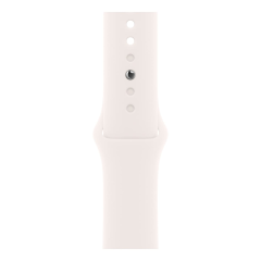 Apple Watch Series 10, 42 мм корпус из алюминия цвета «Rose Gold», ремешок Sport Band размера M/L цвета «Light Blush»