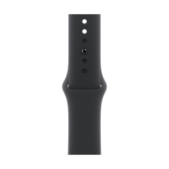 Apple Watch Series 11, 46 мм корпус из алюминия цвета «Rose Gold», ремешок Sport Band размера S/M цвета «Black»