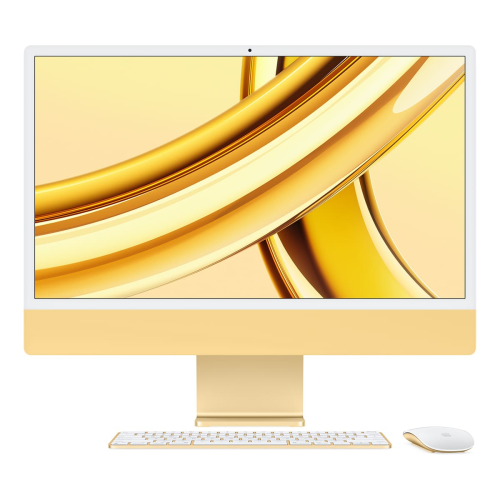 Apple iMac 24 (M3, 8C CPU, 10C GPU, 2023) Retina 4,5K, 8Gb, 512Gb SSD (MQRM3) Желтый купить в Донецке ДНР
