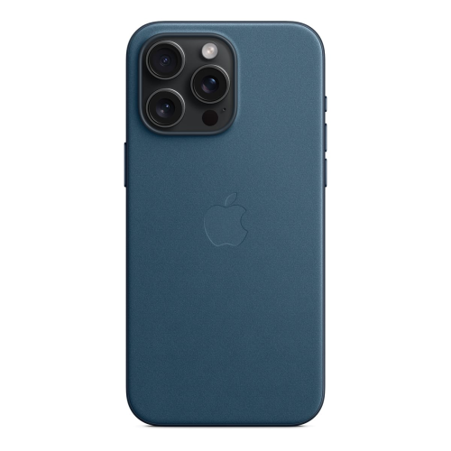 Чехол Кожаный Apple iPhone 15 Pro Max с MagSafe Blue, синий купить в Донецке ДНР