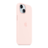 Чехол для Apple iPhone 15 Silicone Case с MagSafe Pink, розовый купить в Донецке ДНР