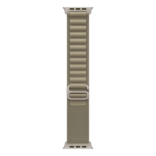 Apple Watch Ultra 2 (2023), 49 мм корпус из титана цвета «Natural», ремешок Alpine Loop размера M цвета «Olive»