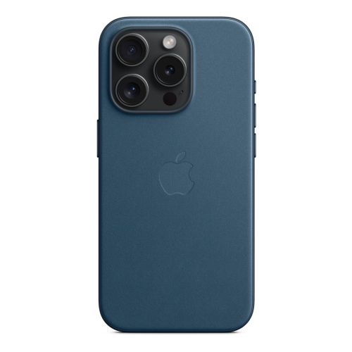 Чехол FineWoven Case для Apple iPhone 15 Pro с MagSafe Pacific Blue, синий купить в Донецке ДНР