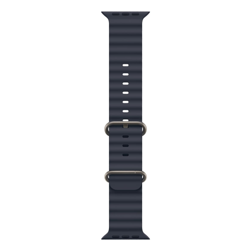 Apple Watch Ultra 2 (2024), 49 мм корпус из титана цвета «Natural», ремешок Ocean Band цвета «Navy»