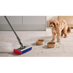 Пылесос Dyson V12S Detect Slim Submarine Yellow/Nickel, серебристый