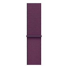 Apple Watch Series 10, 46 мм корпус из алюминия цвета «Rose Gold», ремешок Sport Loop цвета «Plum»