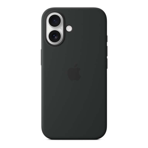 Чехол Silicone Case для Apple iPhone 16 Black, черный купить в Донецке ДНР