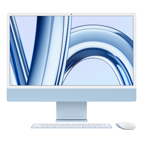 Apple iMac 24 (M3, 8C CPU, 8C GPU, 2023) Retina 4,5K, 8Gb, 256Gb SSD (MQRC3) Blue, синий купить в Донецке ДНР
