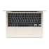 Apple MacBook Air 13 (M3, 8C CPU, 8C GPU, 2024) 16/256Gb SSD (MC8J4) Starlight, «сияющая звезда» купить в Донецке ДНР