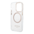 Чехол Guess для iPhone 15 Pro с MagSafe PC/TPU Metal outline Hard (GUHMP15LHTRMD) Transparent/Gold Прозрачный купить в Донецке ДНР