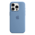 Чехол Silicone Case для Apple iPhone 15 Pro с MagSafe Winter Blue, голубой купить в Донецке ДНР