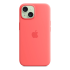 Чехол Silicone Case для Apple iPhone 15 с MagSafe Guava, розовый купить в Донецке ДНР