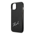 Чехол Karl Lagerfeld для iPhone 14 PU with Cardslot Signature logo Hard (KLHCP14SCSSK) Черный купить в Донецке ДНР