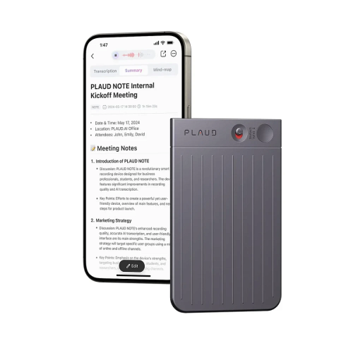 Диктофон Plaud Note ChatGPT AI Voice Recorder Black