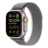 Apple Watch Ultra 2 (2023), 49 мм корпус из титана цвета «Natural», ремешок Trail Loop размера S/M цвета «Green/Gray»