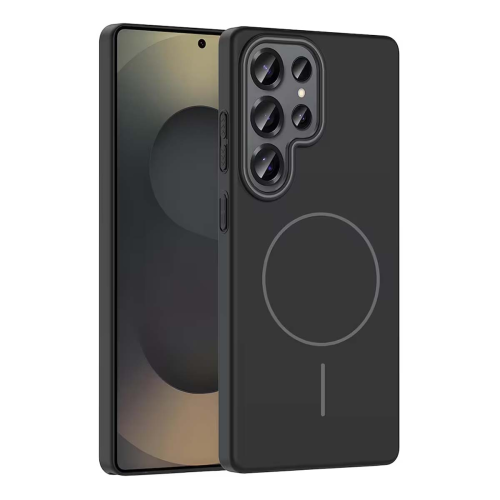 Чехол для Samsung Galaxy S25 Ultra Silicone Case c MagSafe Black, черный купить в Донецке ДНР