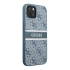 Чехол Guess для iPhone 14 PU 4G Stripe printed logo Hard (GUHCP14S4GDBL) Синий купить в Донецке ДНР