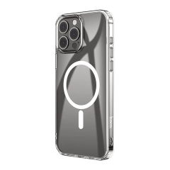 Чехол hoco. Magnetic Smartphone CASE для Apple iPhone 15 Pro Max Прозрачный
