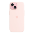 Чехол для Apple iPhone 15 Silicone Case с MagSafe Pink, розовый купить в Донецке ДНР