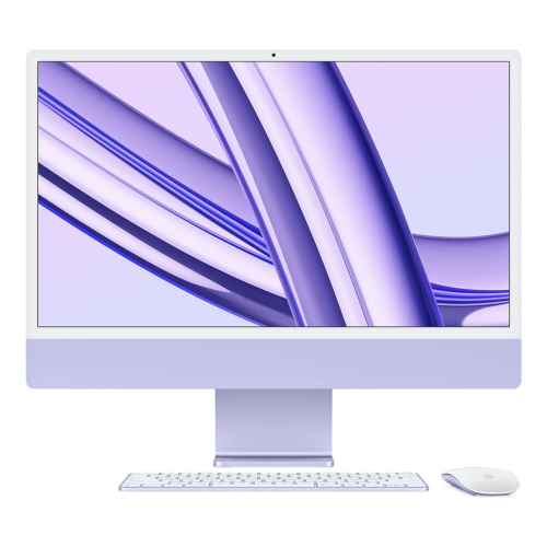 Apple iMac 24 (M3, 8C CPU, 10C GPU, 2023) Retina 4,5K, 8Gb, 512Gb SSD (MQRY3) Фиолетовый купить в Донецке ДНР
