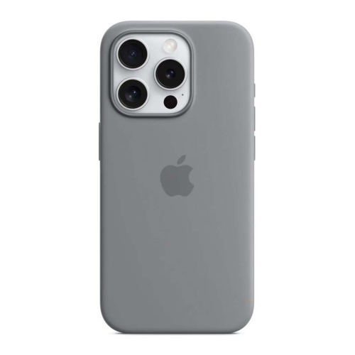 Чехол Silicone Case для Apple iPhone 15 Pro с MagSafe Clay, серый купить в Донецке ДНР