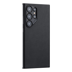 Чехол для Samsung Galaxy S24 Ultra Pitaka MagEZ 4 Case кевлар (KS2401U) Черный