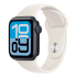 Apple Watch SE 3 (2025), 44 мм корпус из алюминия цвета «Midnight», ремешок Sport Band размера S/M цвета «Starlight»