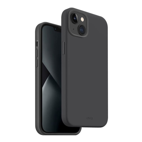 Чехол для iPhone 14 с Magsafe UNIQ Lino Hue (IP6.1(2022)-LINOHMGRY) Серый купить в Донецке ДНР