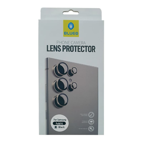 Защитное стекло для Galaxy Z Fold6, BlueO Camera lens Armor metal 3 шт. Черное купить в Донецке ДНР