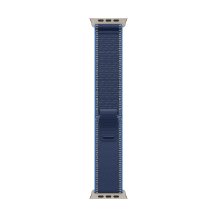 Apple Watch Ultra 3 (2025), 49 мм корпус из титана цвета «Natural», ремешок Trail Loop размера M/L цвета «Blue/Bright Blue»